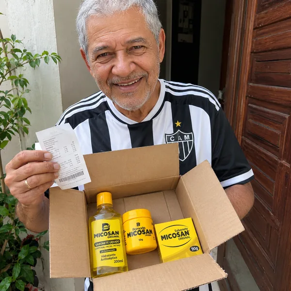Cliente MICOSAN Original usando os produtos
