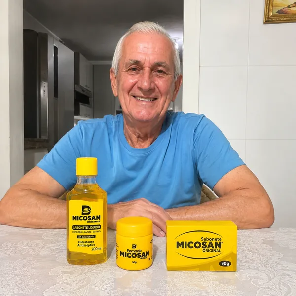 Cliente MICOSAN Original usando os produtos