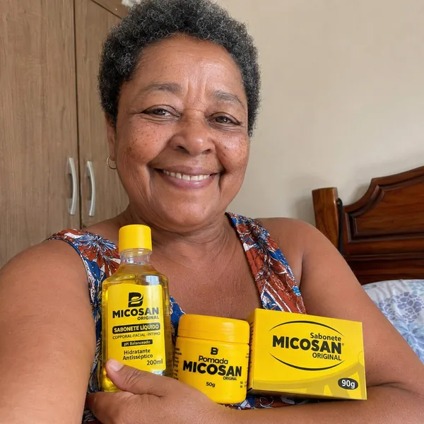 Cliente MICOSAN Original usando os produtos